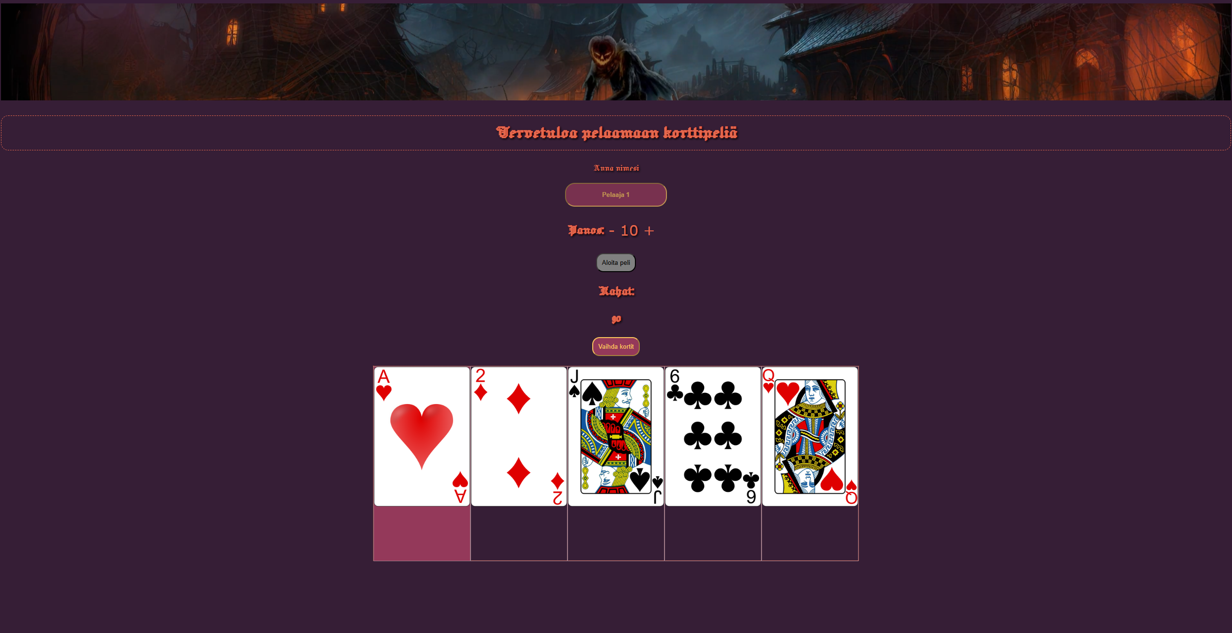 Card game I coded